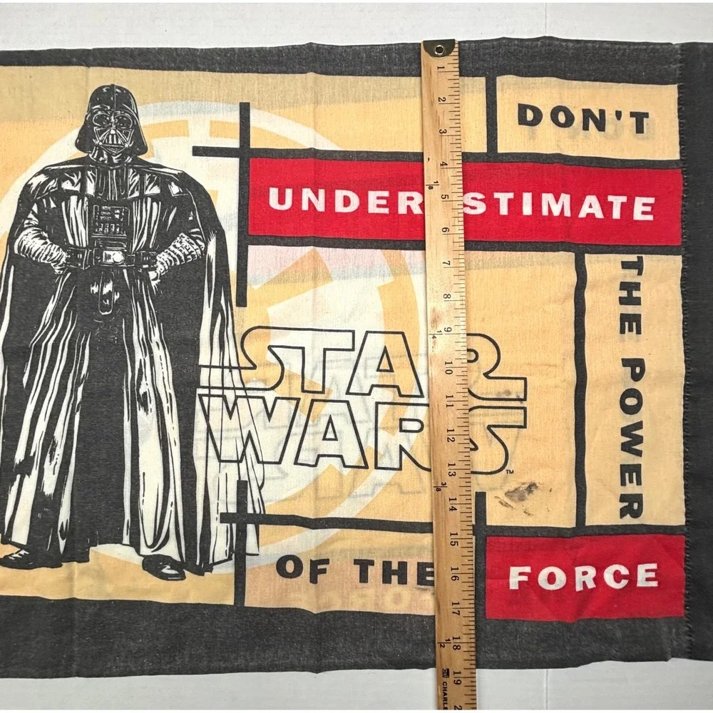 Vintage Star Wars Pillowcase Set Darth Vader Stormtrooper 1997‎ Lucasfilm GUC